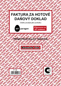 Faktura za hotové-daňový doklad A5 PT198